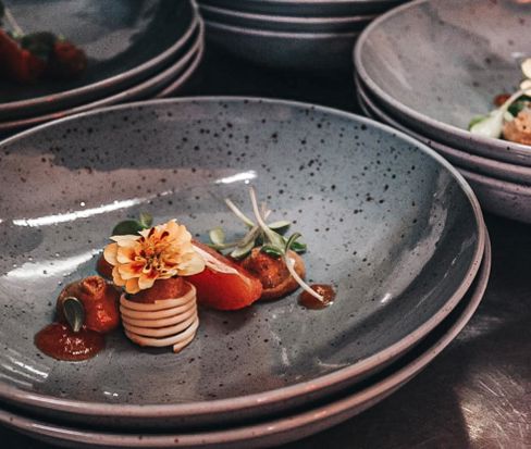 Greeting from the kitchen - 3/4 gourmet board Hotel Anderlahn