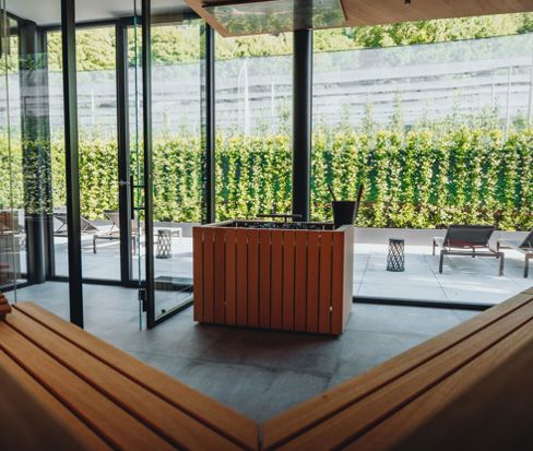 Sauna with a view