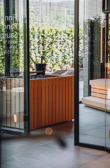 Zona saune nel Wellness Vital Garden dell'Hotel Anderlahn