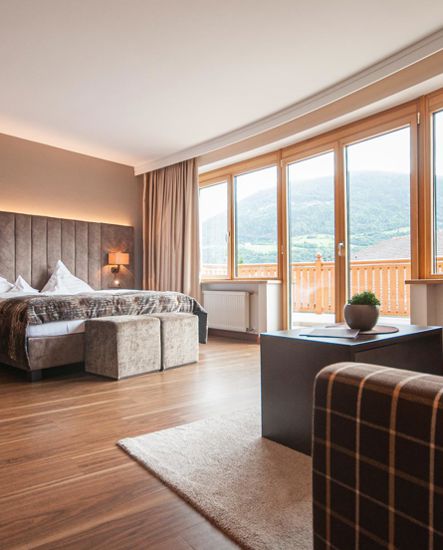 Suite Merano with a big, south-facing balcony