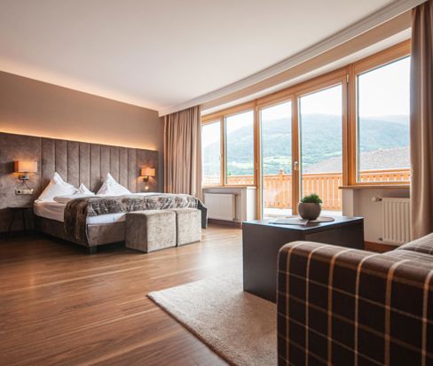 Suite Merano with a big, south-facing balcony